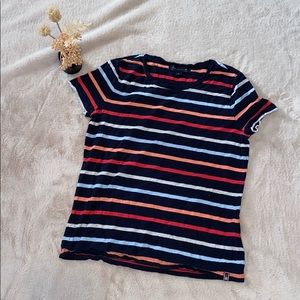 Multi-color striped Tommy Hilfiger top